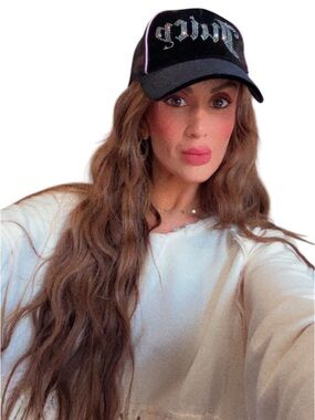 Juicy Couture Sidebow Fedora Juicy Couture Fedora Checkered Sash and Feather | eBay main image 2